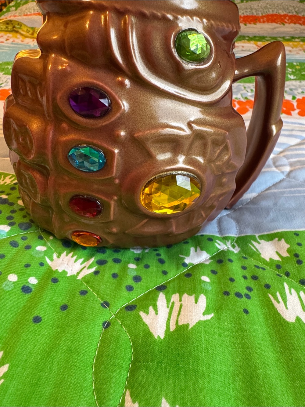 Disney Store Marvel Mug Avengers Thanos Infinity Gauntlet Jeweled Mug - Picture 11 of 13